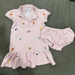 Infant baby girl Ralph Lauren polo dress